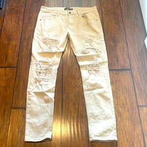 Jeans Urban Wear KDNK brand cream color size 36